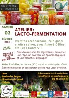 Atelier lacto-fermentation du 3 févier 2024  © Jardin des Berges